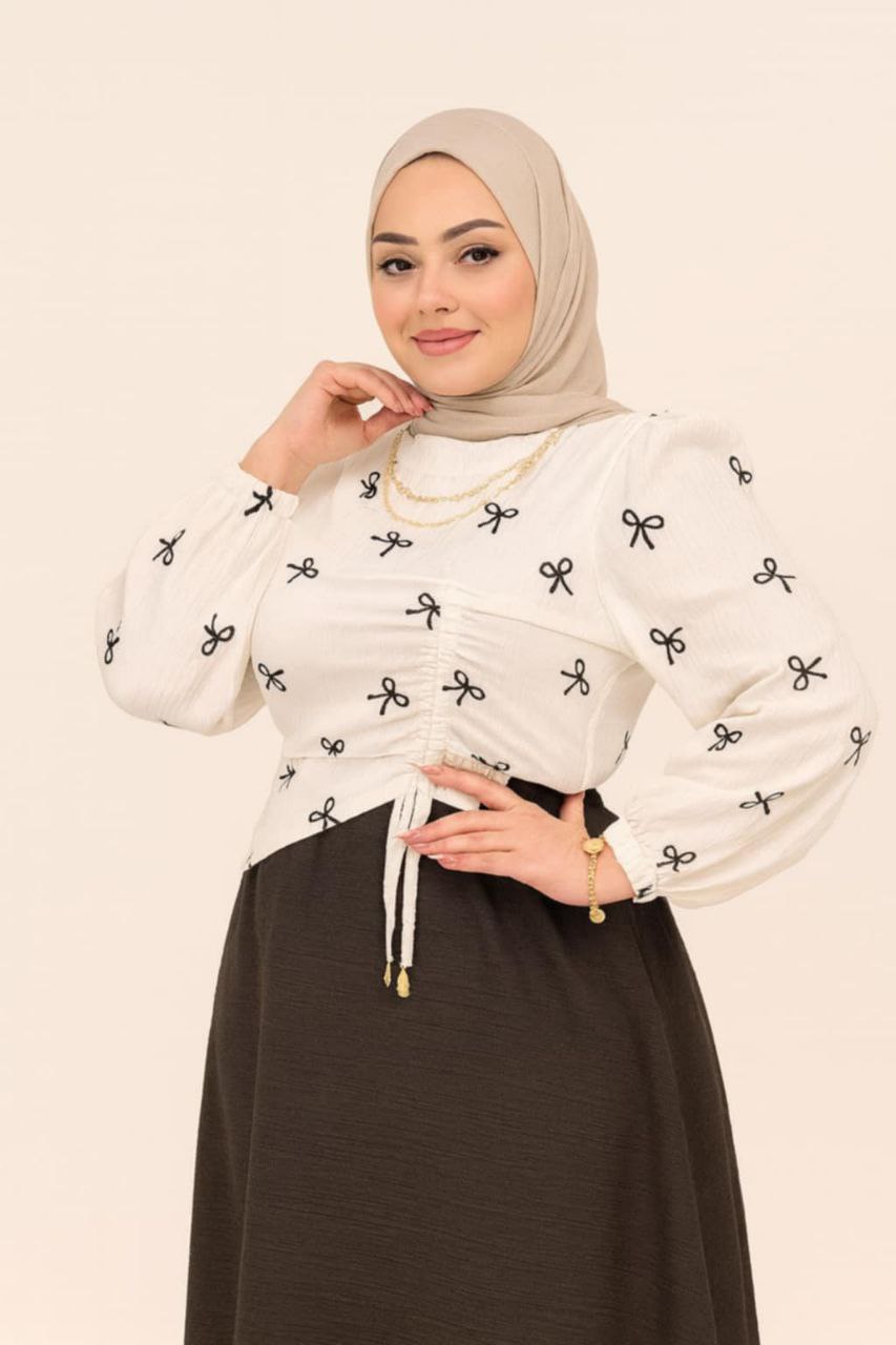 فستان فيونكات للمحجبات