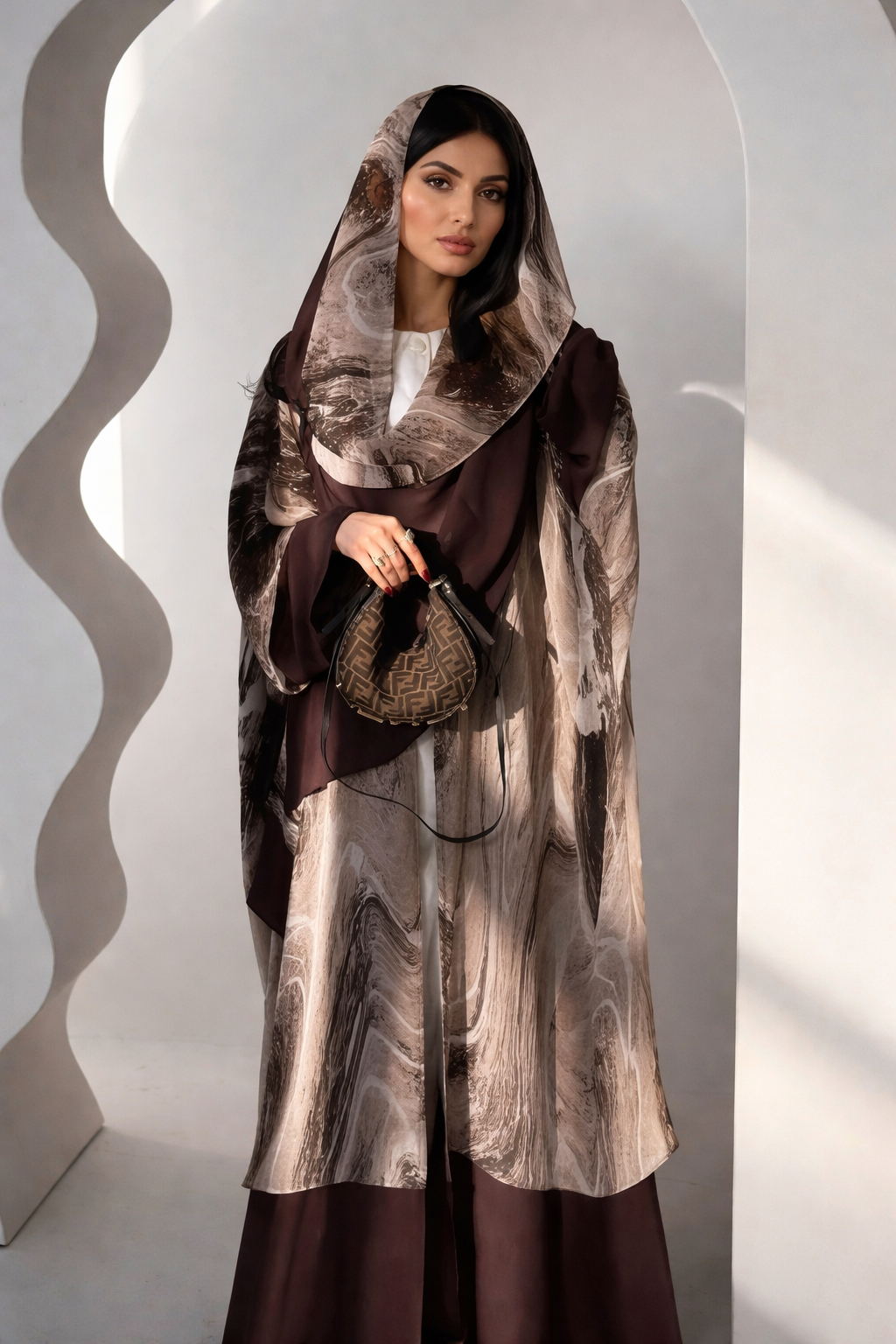 باية مودرن بخامة فاخرة ورسمة مميزة، تصميم عملي وأنيق يناسب الخروجات، المناسبات، واللبس اليومي بكل راحة 💫 ✔️ قماش ناعم ومريح