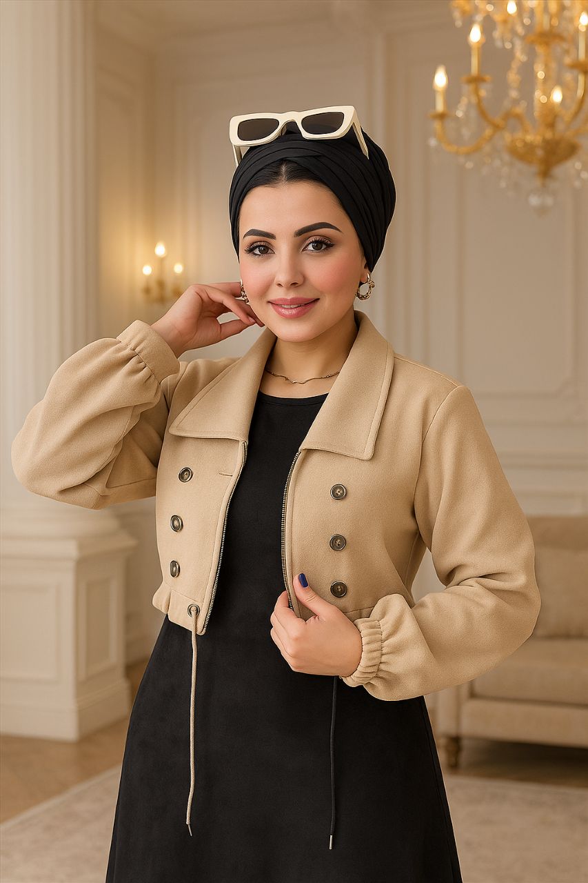 طقم أنيق مكوّن من قطعتين بتصميم كلاسيكي عصري