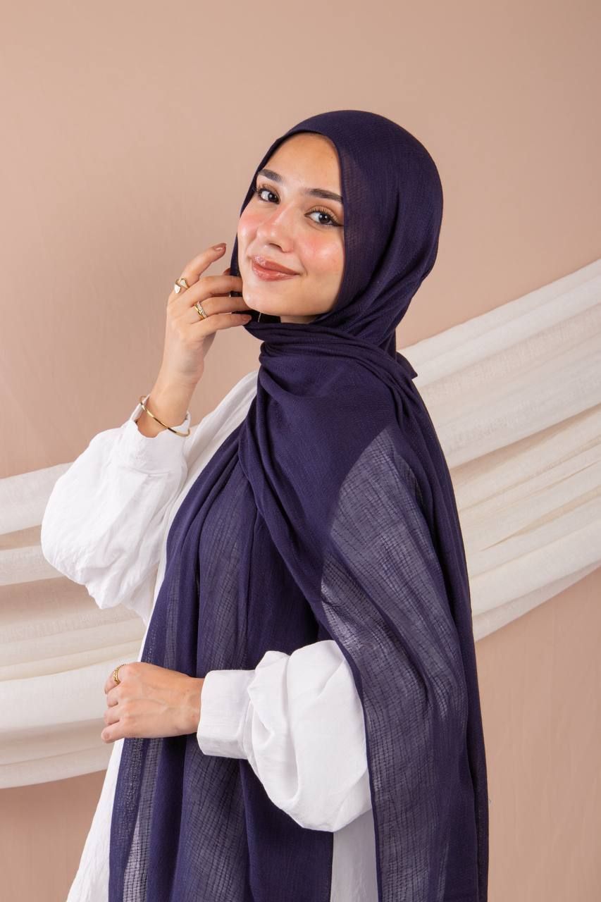 طرحة سادة ناعمة – خفيفة ومريحة للمناسبات واليوم اليومي