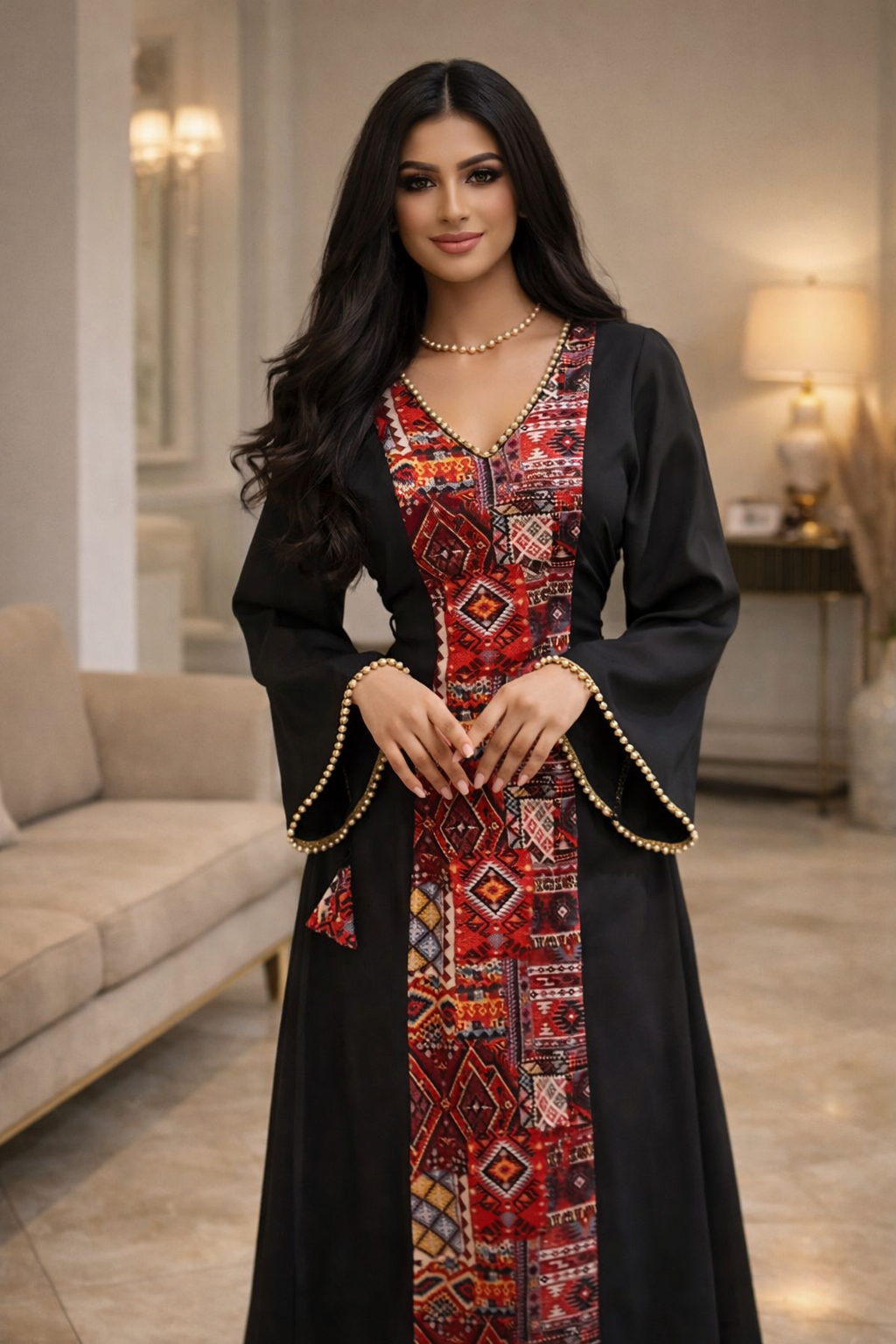 عباية تراثية بتصميم عصري | فخامة وأناقة خليجية